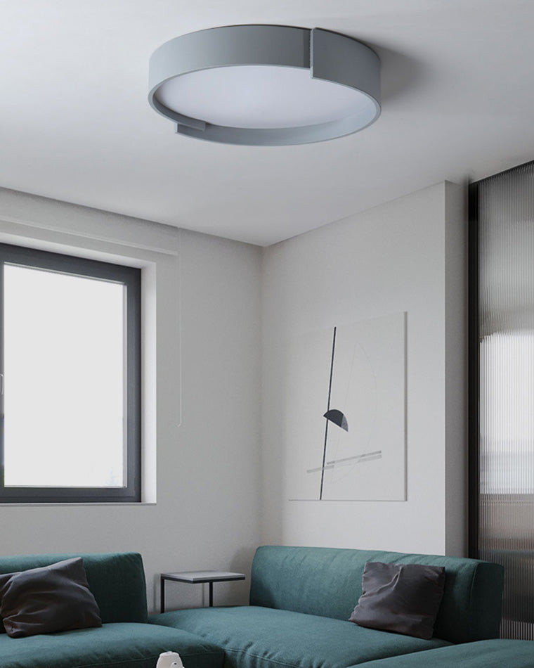 Diff Round Asymmetrical Flush Mount Ceiling Light-DF1060