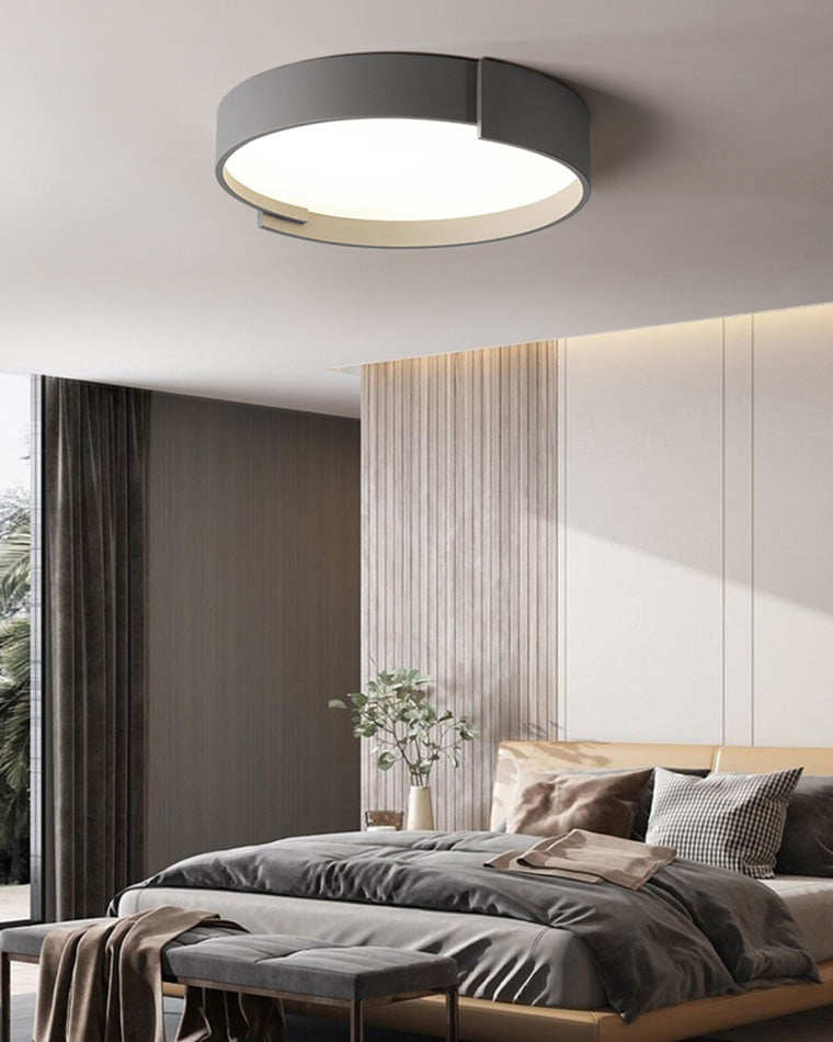Diff Round Asymmetrical Flush Mount Ceiling Light-DF1060
