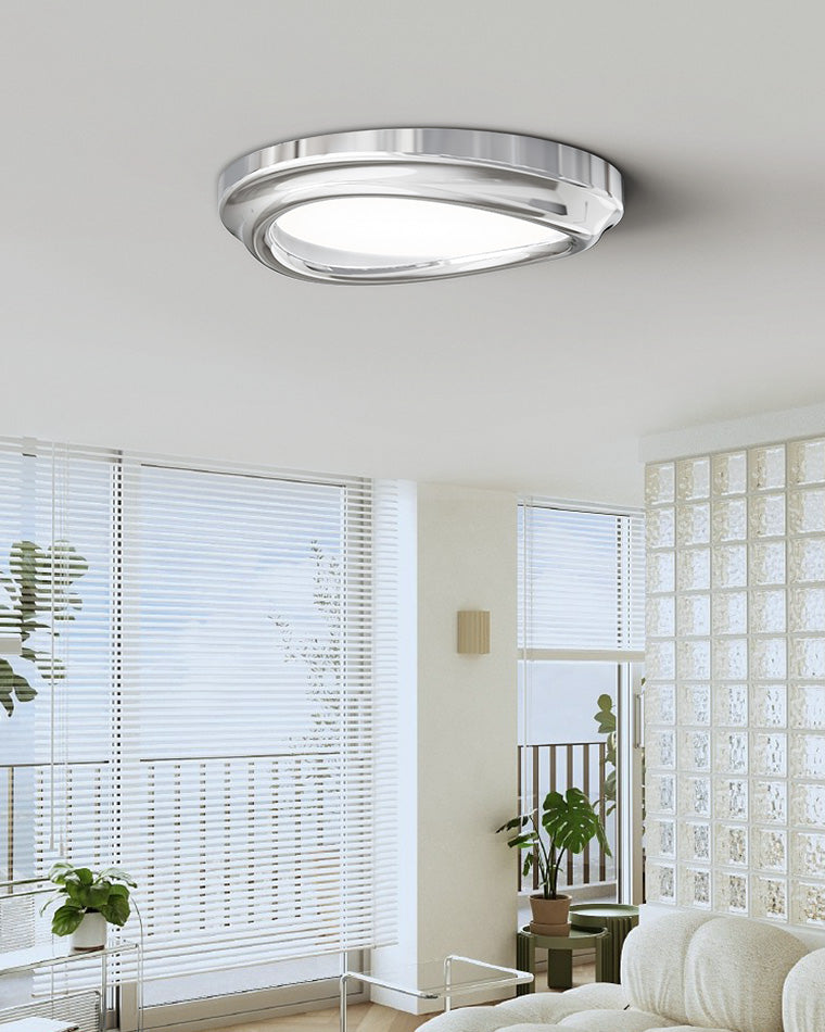 Diff Round Chrome Flush Mount Ceiling Light-DF1063