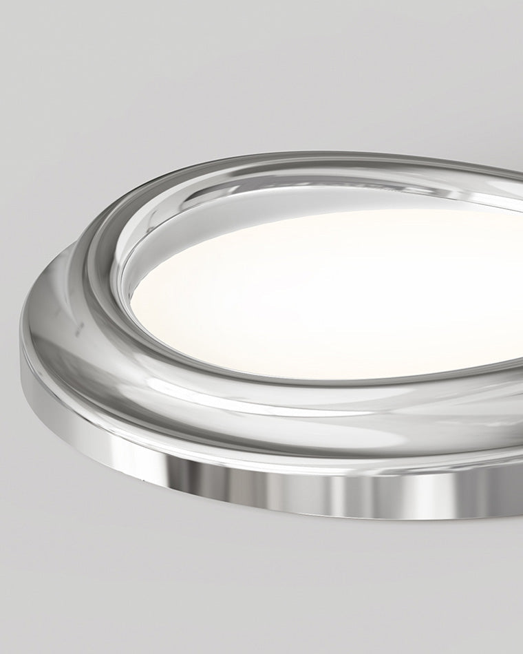 Diff Round Chrome Flush Mount Ceiling Light-DF1063