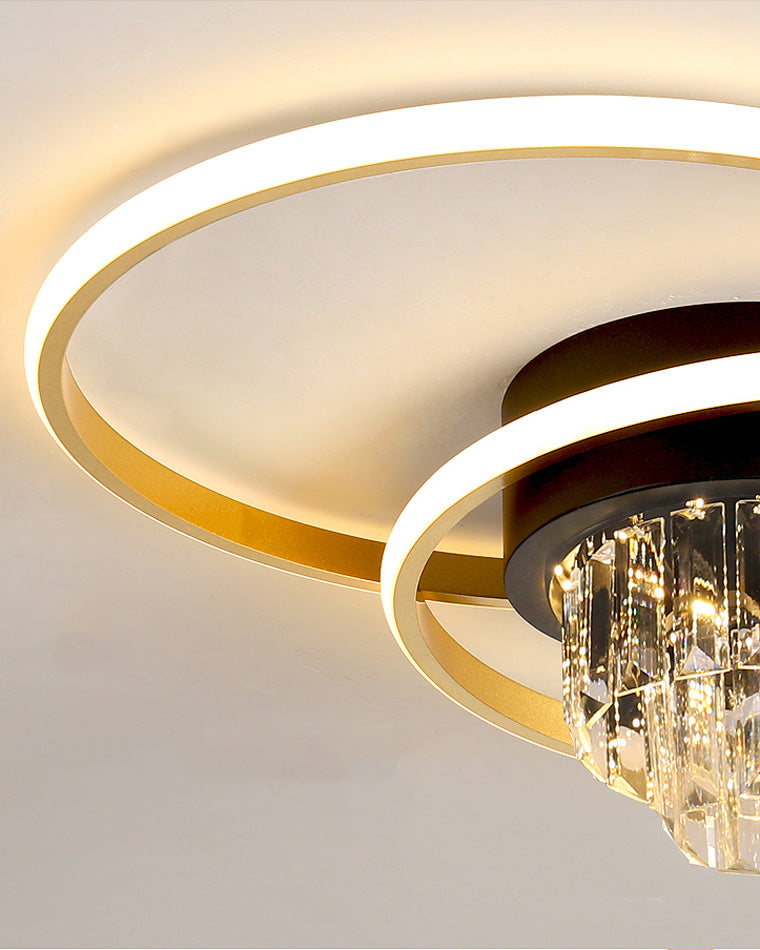 Diff Crystal Geometric LED Ceiling Light-DF1069