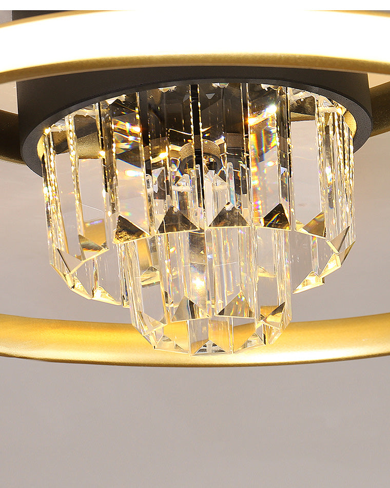 Diff Crystal Geometric LED Ceiling Light-DF1069
