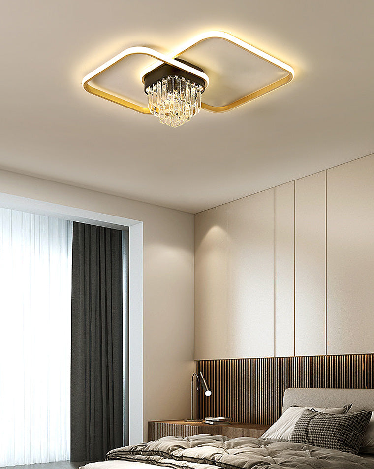 Diff Crystal Geometric LED Ceiling Light-DF1069