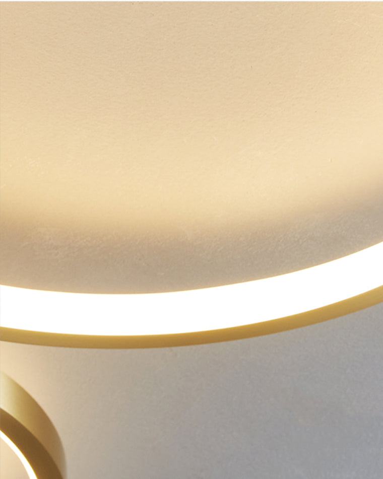 Diff Clover Flower Brass Flush Mount Ceiling Light-DF1070