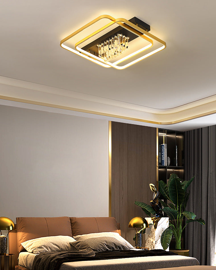 Diff Crystal Square/Circular LED Ceiling Light-DF1071