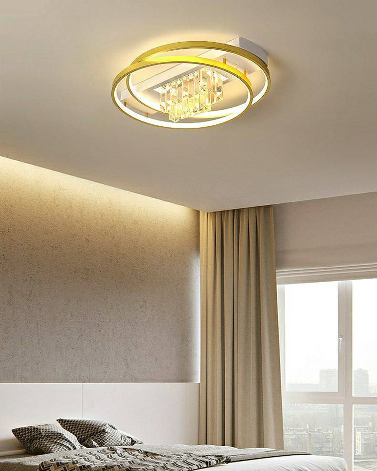 Diff Crystal Square/Circular LED Ceiling Light-DF1071