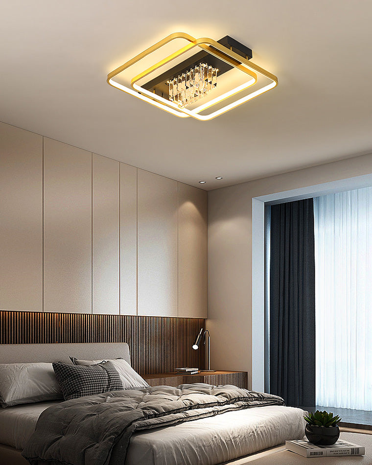 Diff Crystal Square/Circular LED Ceiling Light-DF1071