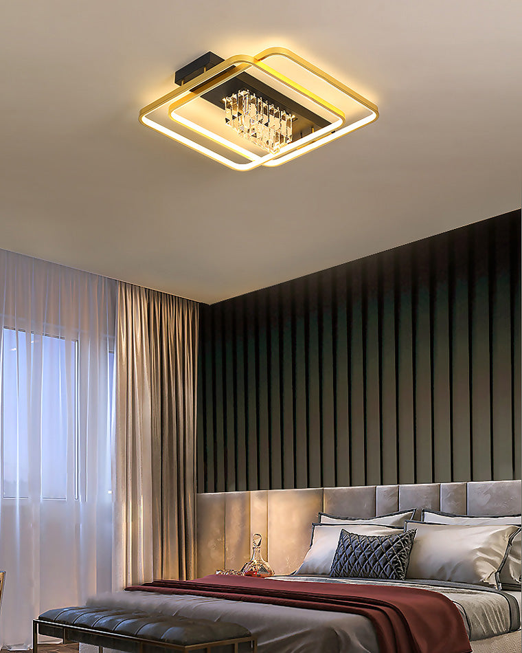 Diff Crystal Square/Circular LED Ceiling Light-DF1071