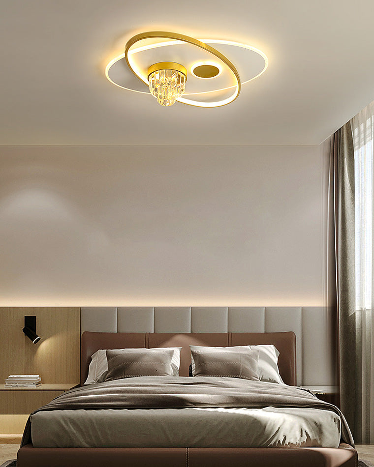 Diff Oval Crystal Ceiling Light-DF1072