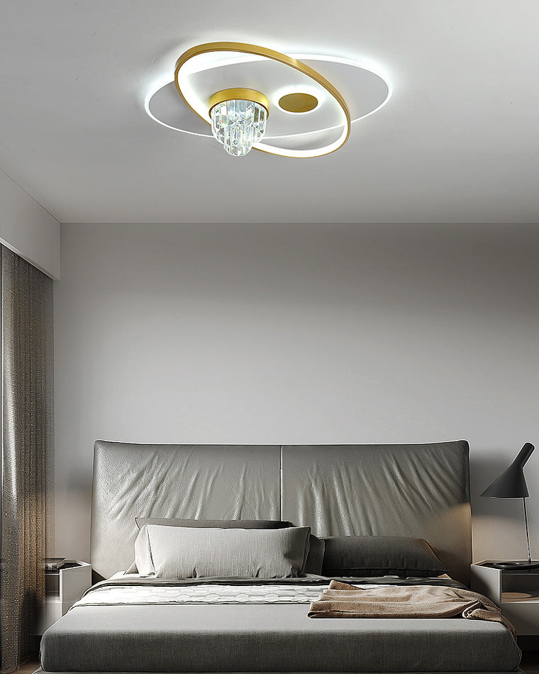 Diff Oval Crystal Ceiling Light-DF1072