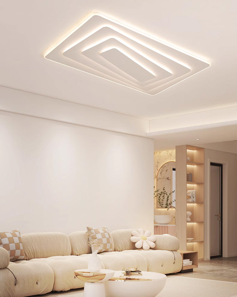 Diff Geometric Flush Mount Ceiling Light-DF1084