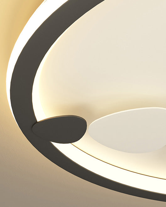Diff Footprint Low Profile Round Ceiling Light-DF1089