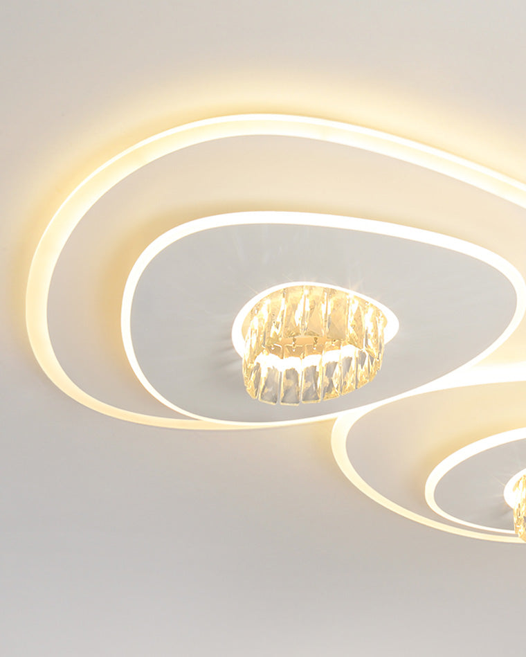Diff Low Profile Crystal Ceiling Light-DF1092