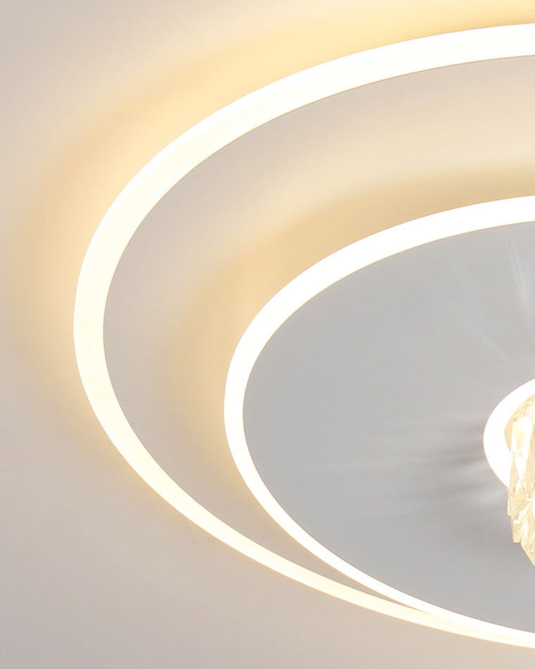 Diff Low Profile Crystal Ceiling Light-DF1092