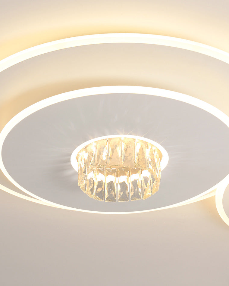 Diff Low Profile Crystal Ceiling Light-DF1092
