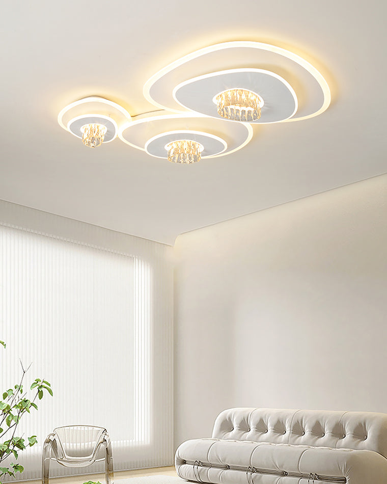 Diff Low Profile Crystal Ceiling Light-DF1092
