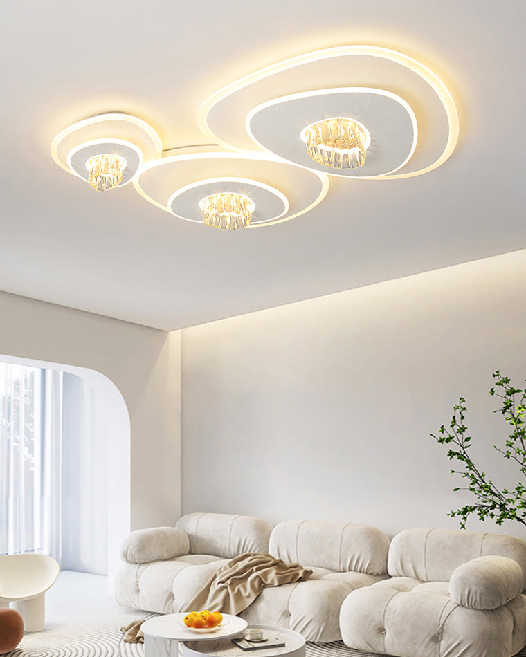 Diff Low Profile Crystal Ceiling Light-DF1092