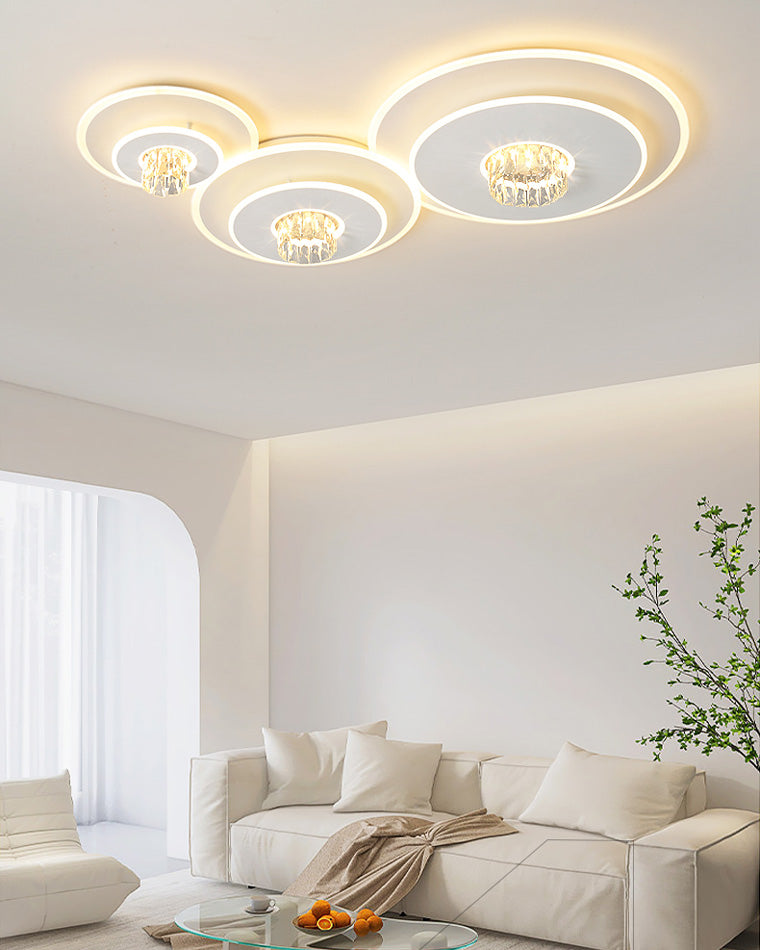 Diff Low Profile Crystal Ceiling Light-DF1092