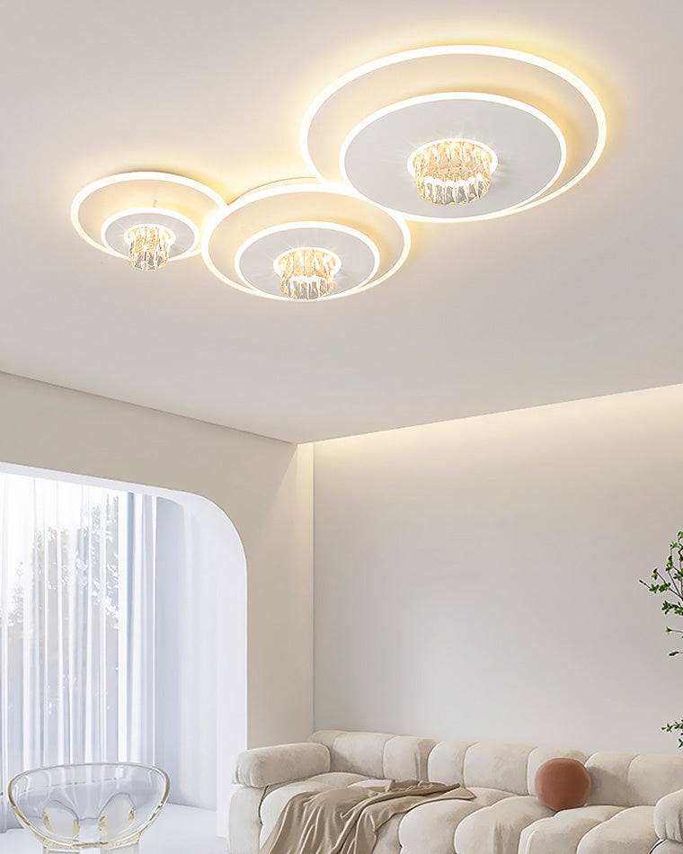 Diff Low Profile Crystal Ceiling Light-DF1092