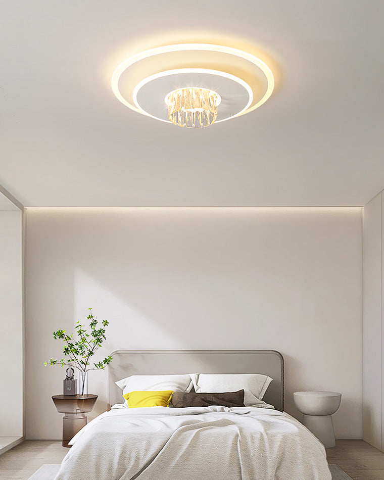 Diff Low Profile Crystal Ceiling Light-DF1092