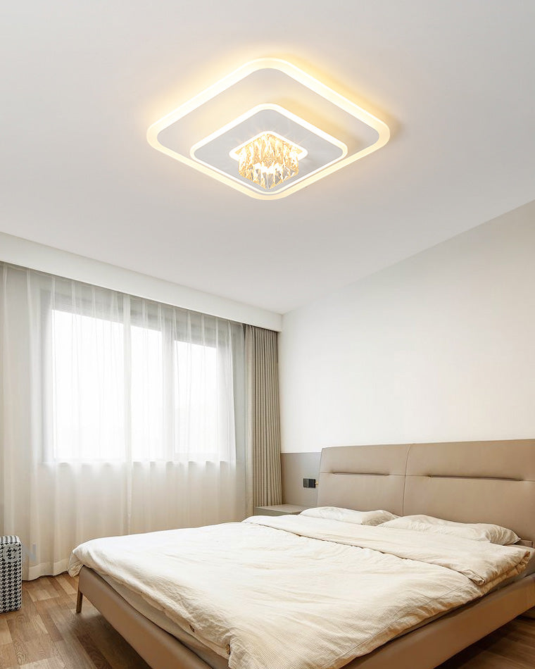 Diff Low Profile Crystal Ceiling Light-DF1092