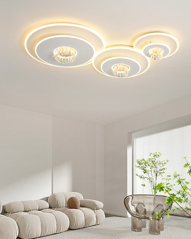 Diff Low Profile Crystal Ceiling Light-DF1092