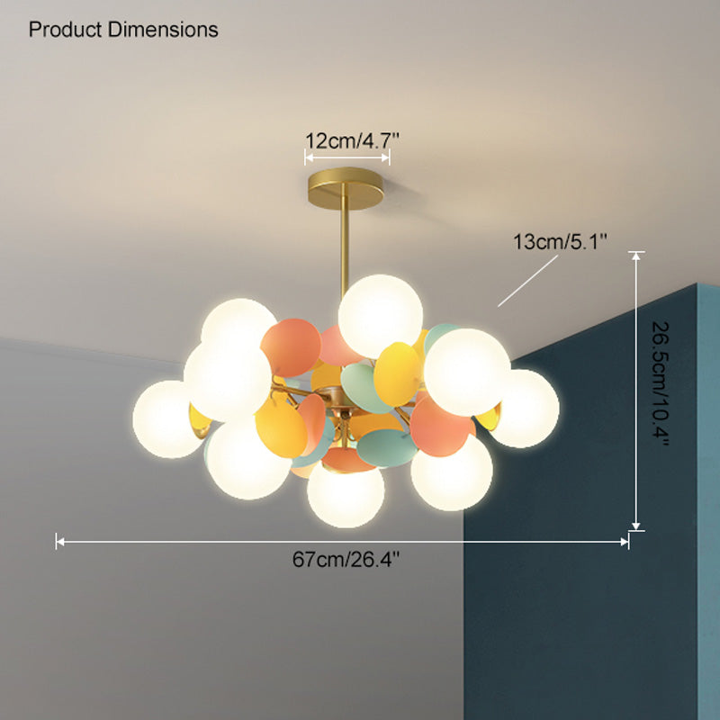 Diff Branching Bubble Chandelier-DF2044