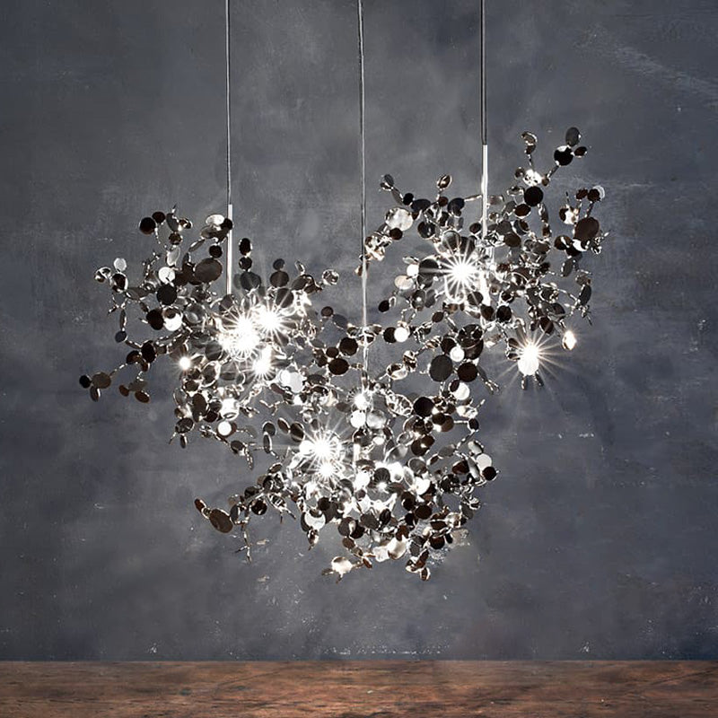 Diff Argent/Gold Cloud Multi Pendant Chandelier-DF2042