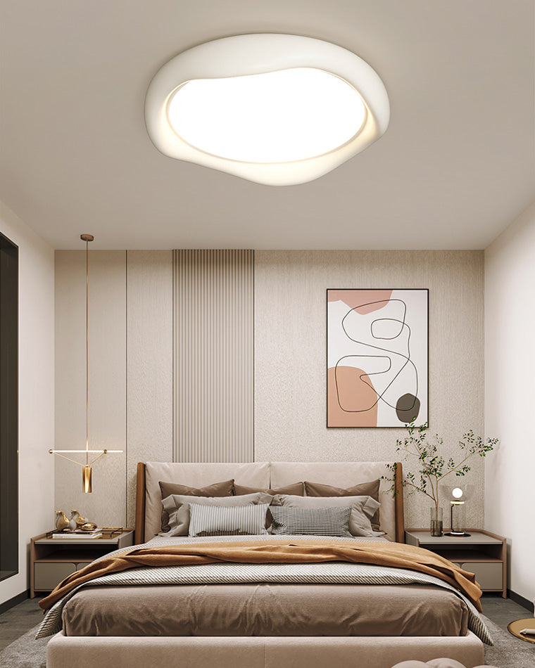 Diff White Wavy Round Ceiling Light-DF1109