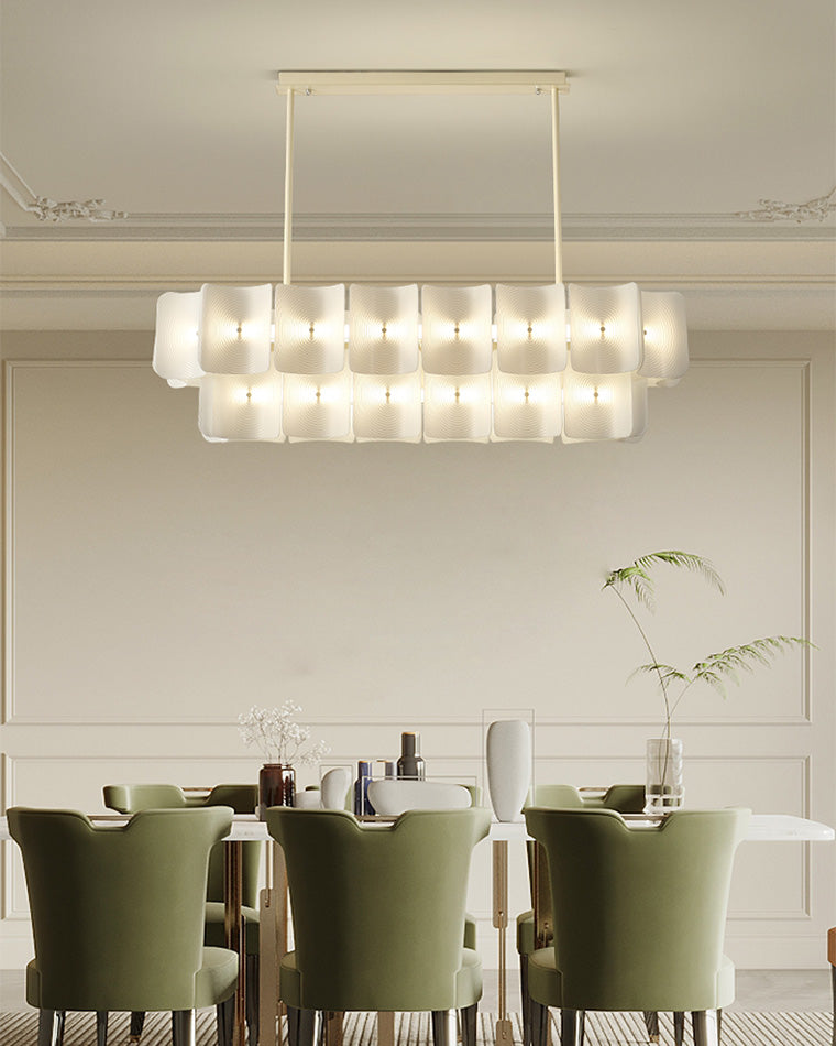 Diff White Tiered Acrylic Chandelier-DF2314