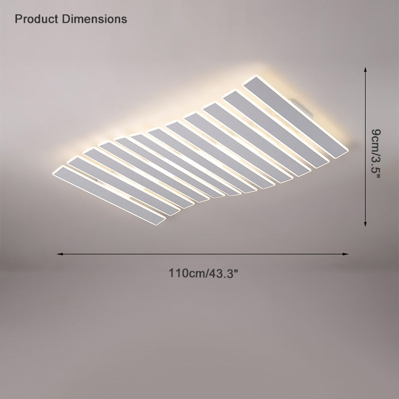 Diff Louver Rectangle Led Ceiling Light-DF1080