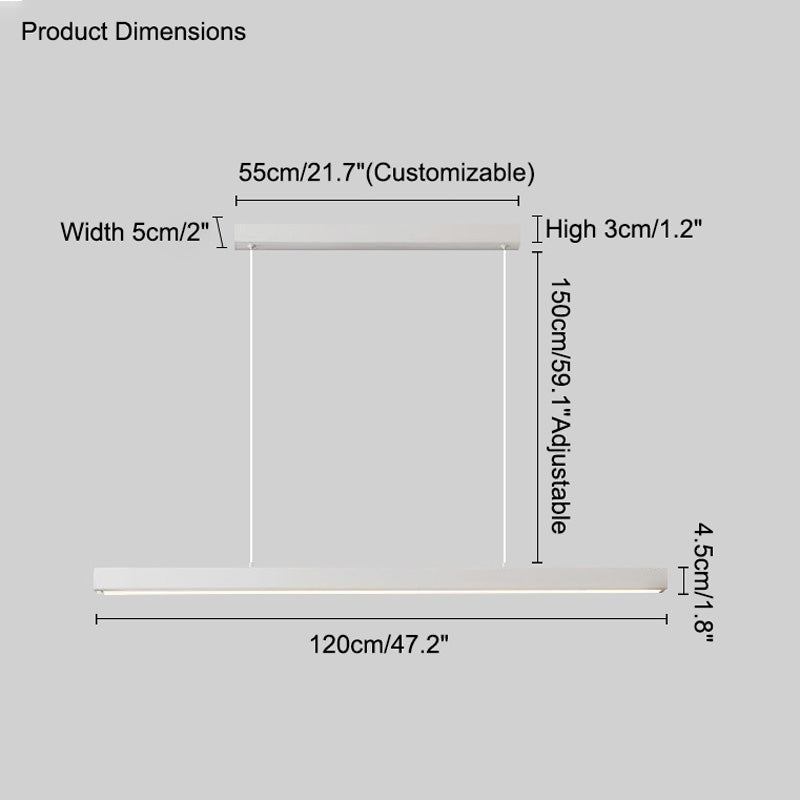 Diff Linear Pendant Light-DF2010