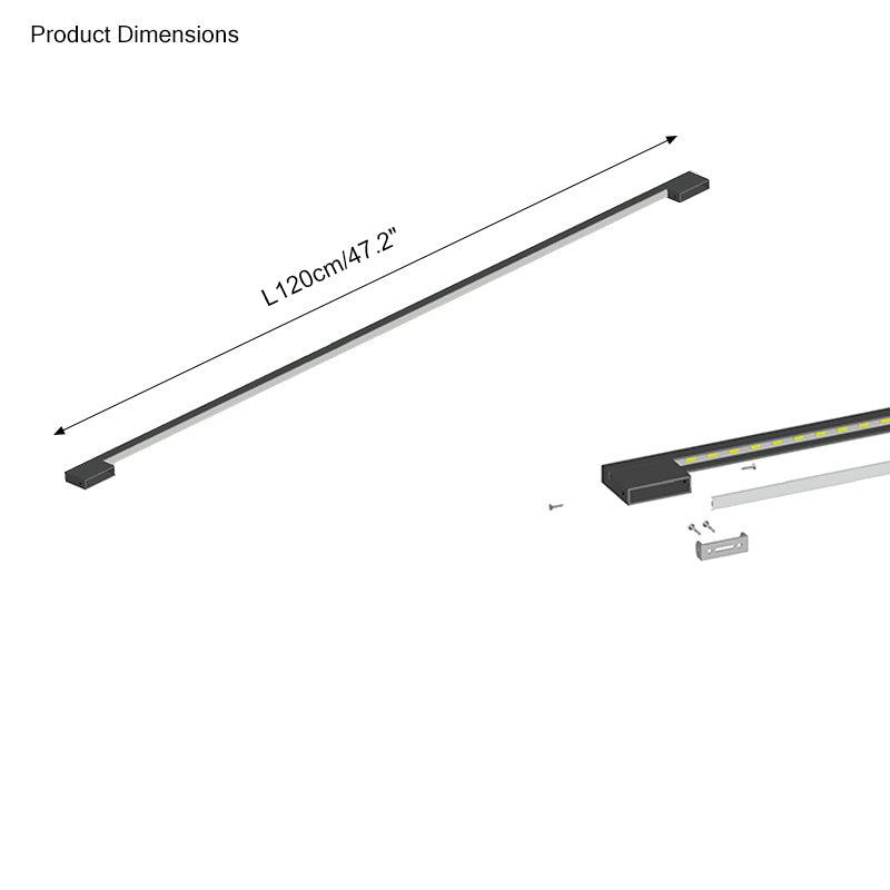 Diff Long Linear Stairwell Wall Sconce-DF6018