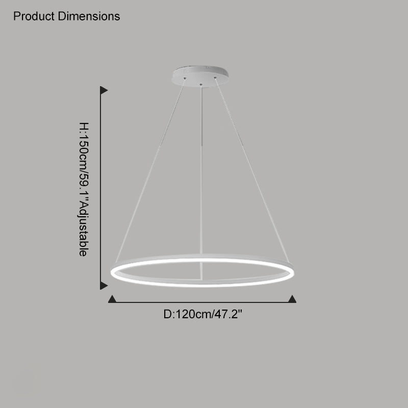 Diff Ring Pendant Light-DF2030