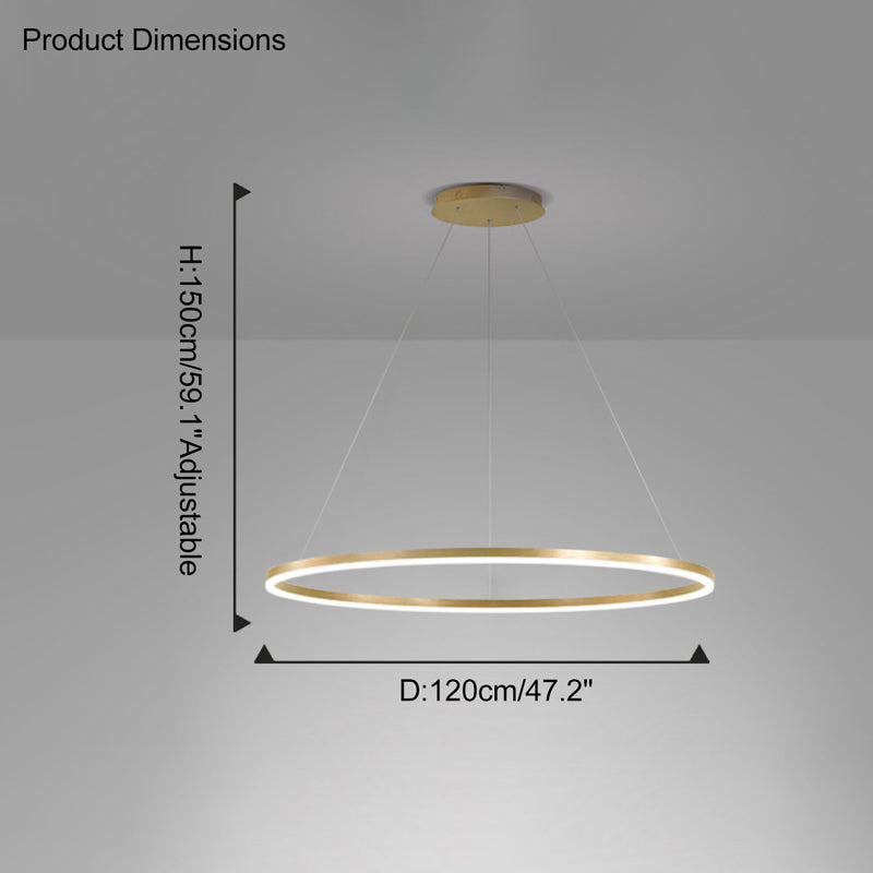 Diff Ring Pendant Light-DF2030