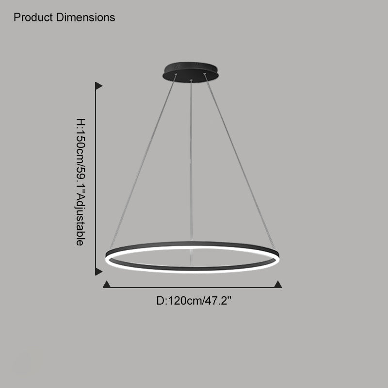 Diff Ring Pendant Light-DF2030