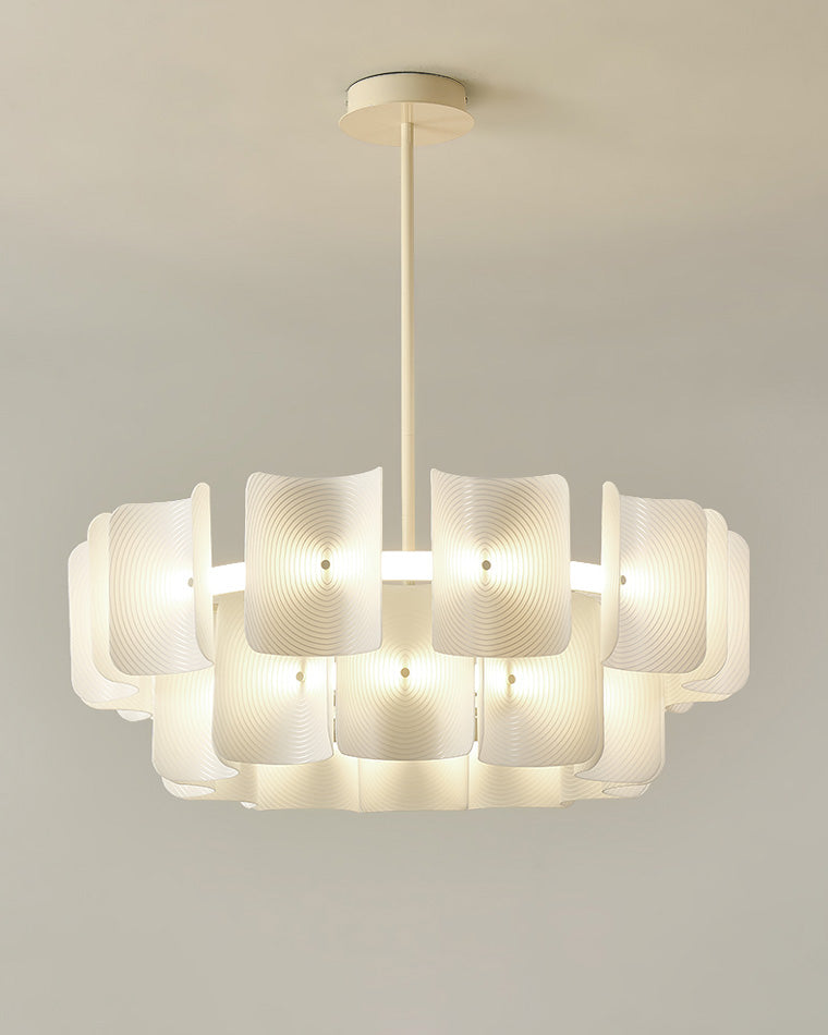 Diff White Tiered Acrylic Chandelier-DF2314