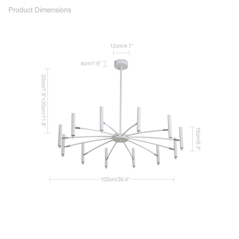 Diff Adjustable Candelabra Chandelier-DF2038