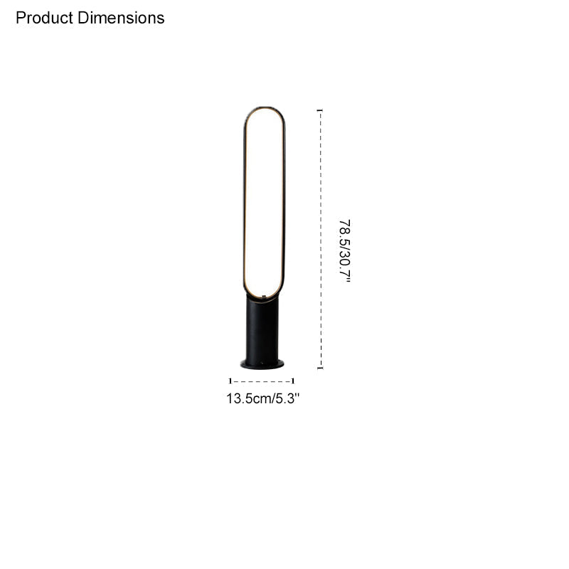 Diff Long Ring Pathway Light Outdoor Light-DF9016