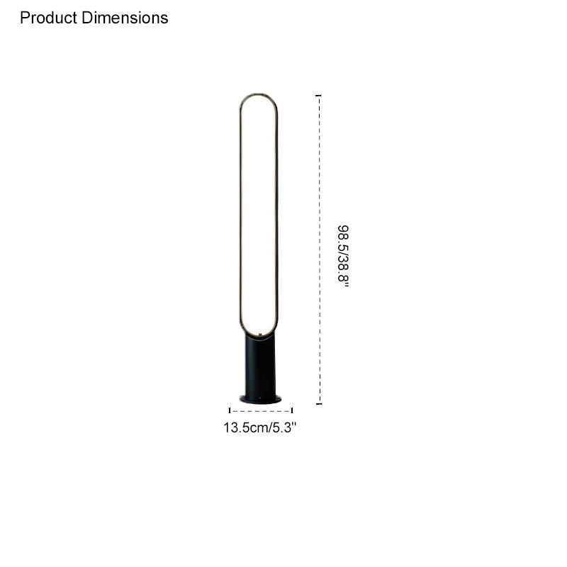 Diff Long Ring Pathway Light Outdoor Light-DF9016