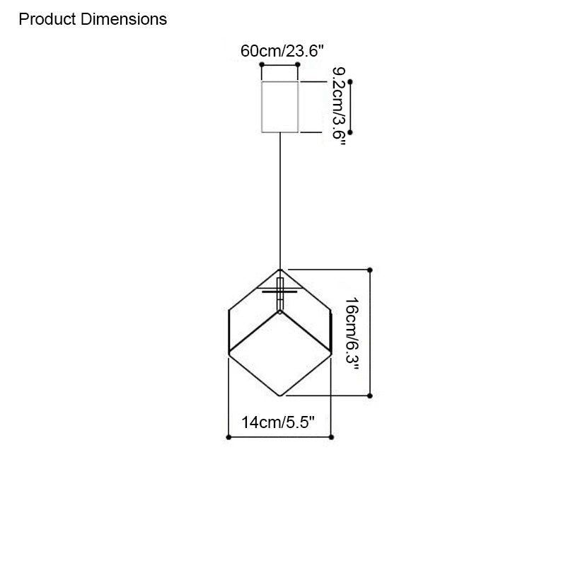 Diff Ice Cube Textured Glass Chandelier-DF2150