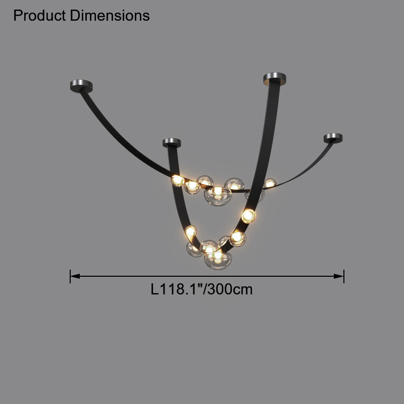 Diff Leather Belt Chandelier-DF2265
