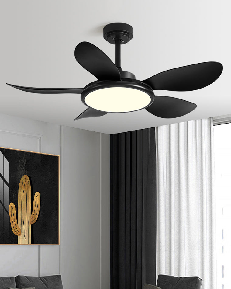Diff 42" Wood Grain Ceiling Fan with Dimmable Light-DF5003