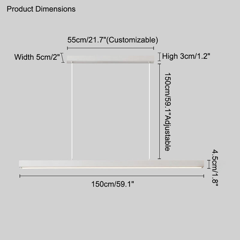 Diff Linear Pendant Light-DF2010