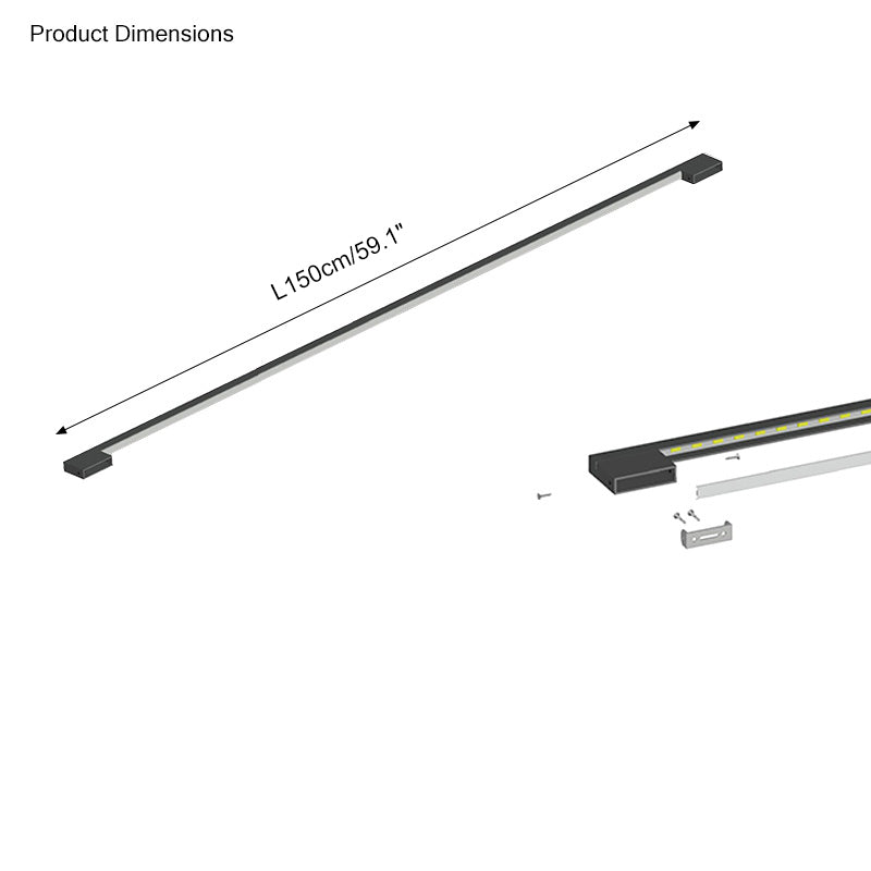 Diff Long Linear Stairwell Wall Sconce-DF6018
