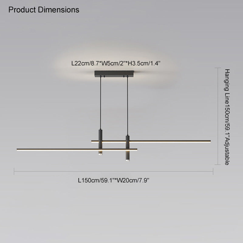Diff Spotlight Linear Pendant Light-DF2037