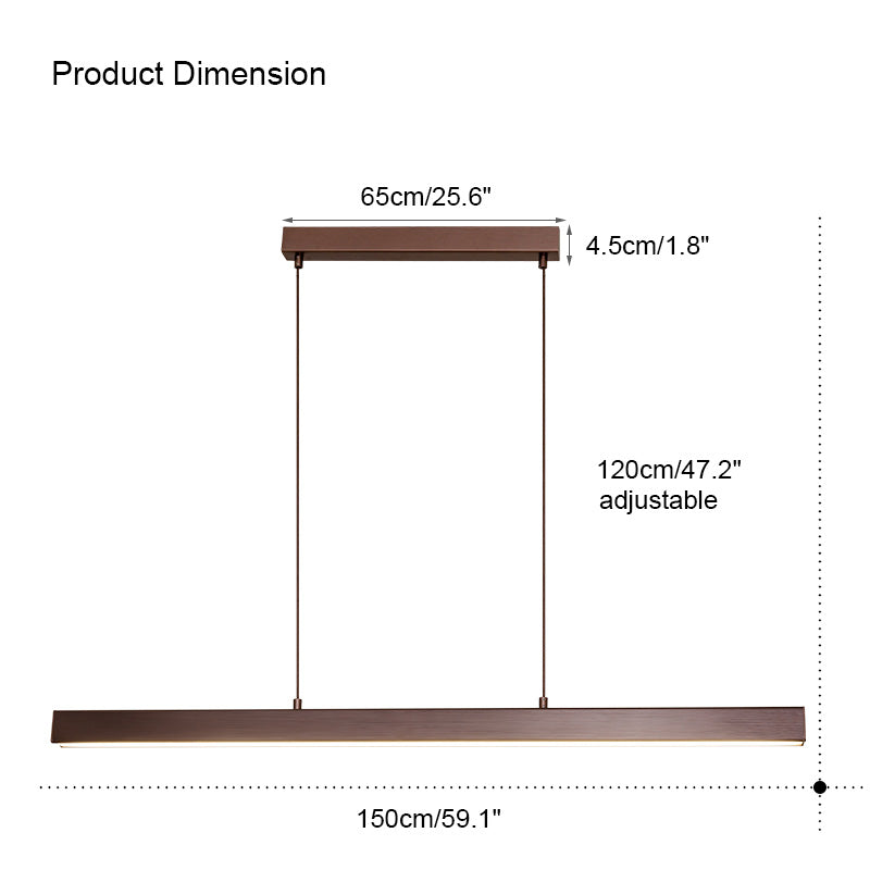 Diff Wireless Linear Pendant Light for Kitchen-DF2002