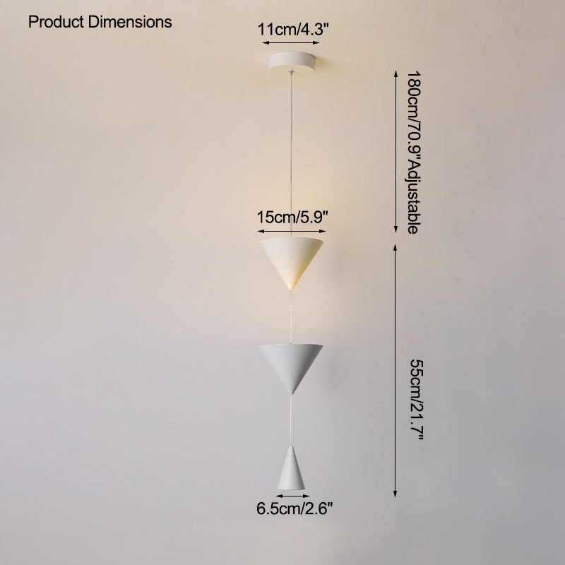 Diff Unique Cone Pendant Light for Bedroom-DF2229