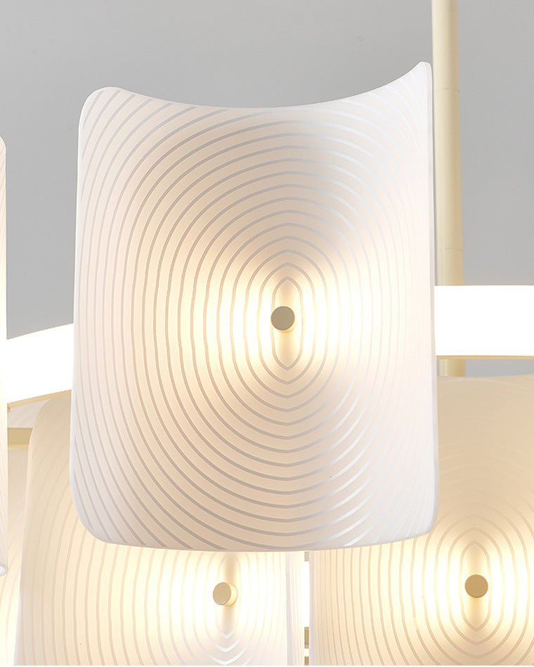 Diff White Tiered Acrylic Chandelier-DF2314