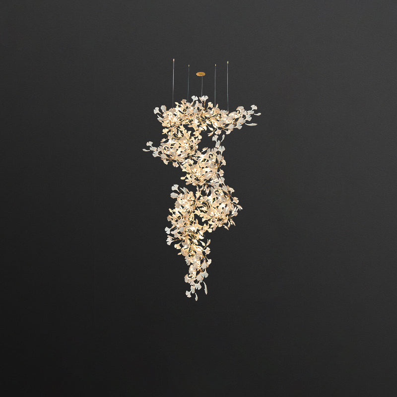 Diff Ginkgo Long Staircase Chandelier-DF2206
